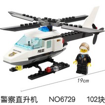 레고시티 해안경비대긴급출동팀 하늘의경찰과제트팩 화물터미널과비행기 소방본부와소방헬리콥터 경찰미니피겨컬렉션 중량물운송열차 추수기운송트럭 공항소방트럭 제설차량 토이저러스트럭 화물헬리콥터, 개지경찰헬기 6729
