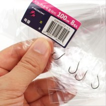 찌낚시 지누바늘 6호 목줄 4호 1m 간편채비 원투 서해 도다리 갯바위 감성돔