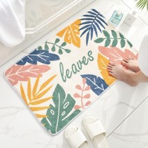 블랑쉬홈 빨아쓰는 미끄럼방지 발매트 욕실 주방 현관 화장실 러그 내츄럴