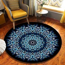 원형러그 인테리어카페트 Round rug interior carpet 라운드 카펫 거실