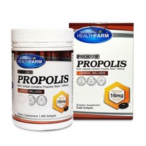 (뉴질랜드직배) 헬스팜 프리미엄 프로폴리스 1000 400캡슐 HealthFarm Premium Propolis 1000 400 Caps