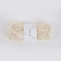 [앵콜스] 삼베실 천연 수세미 제로웨이스트 네트백 뜨개실, 03 흰백사(50g)