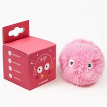 고양이 장난감 공 스마트 고양이 장난감 애완 동물 놀이 봉제 공 애완 동물 크리크 용품 제품 고양이 장난감 대화형 공 애완 동물, Elves Pink