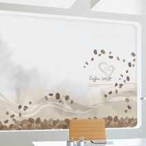 뭉키데코 창문시트 시트출력 시트파는곳 시트인쇄 창시트 카페시트 3W82C78D, 1개