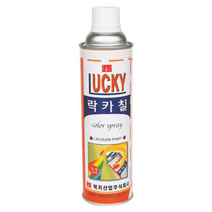 럭키 락카스프레이 형광락카 페인트 윤활방청제 녹방지스프레이 형광도료 칼라락카, 7.5BG