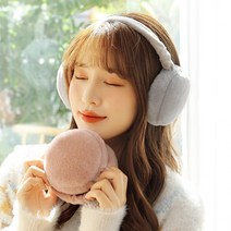 어그감성 폼폼니트 파스텔 귀마개 6컬러 접이식 여성귀도리 겨울귀도리 여자귀도리 감성귀도리 예쁜귀도리