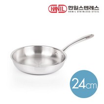[한일스텐레스] 올파이브 통오중 스텐후라이팬 24cm, 상세 설명 참조, 상세 설명 참조