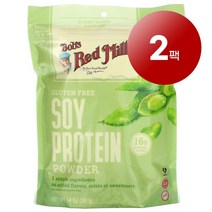 Bobs Red Mill 웨잇트 근육 건강 관리 소이 프로틴 파우더 Soy Protein 396g 1팩, 2팩