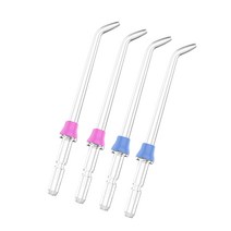부유 4pcs 워터 플로저 팁 워터 칫솔 리필 헤드 교체용 워터픽, 검게