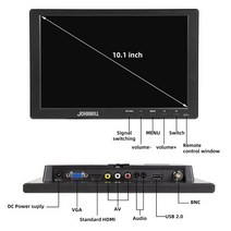 게이밍모니터 와이드 모니터 커브드 10.1 인치 pc 1920x1200 터치 게임 라즈베리 파이 PS3 PS4 XBOX360, 01 10.1 1920x1200