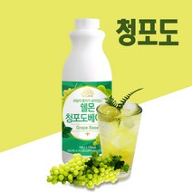 쉘몬 음료베이스 과일농축액 청포도 1kg, 청포도베이스 1kg