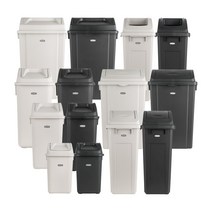 프랑코 퍼블릭 휴지통50L (와이드스윙), 블랙