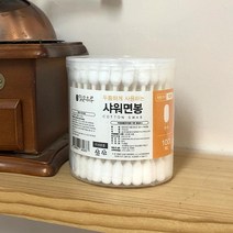 원형 원터치 샤워면봉 100P(종이), 단품