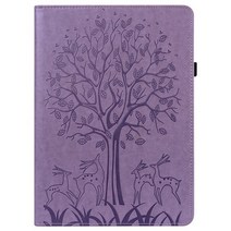 태블릿 케이스 케이스 Xiaomi Mipad 5 PU 가죽 귀여운 사슴 지갑 커버 Redmi Pad Mi Pro 태블릿 Capa Fund, 09 purple-tree