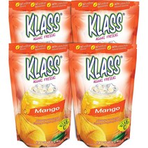 Klass Aguas Frescas Mango Drink Mix 클라스 아구아스 프레스카스 망고 드링크 믹스 14.1oz 4팩