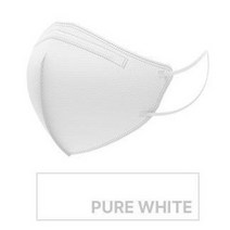 늘푸른 톤업 컬러마스크 대형 새부리형 마스크 30매 (1BOX) C형 C타입 마스크 대량주문 관공서 회사 학교 칼라마스크 국가대표 마스크 귀편한 칼국수끈 마스크, 소형, PURE WHITE