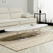 롱스 1800 거실 테이블 좌식 쇼파 티 골드 화이트 대리석 마블 패턴 원형 예쁜 타원형 라운드 서핑 보드, 롱스테이블_1800/ 3.마블/화이트