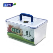 조은락 투명 밀폐용기 4~12L 반찬통 김치통 냉장고정리