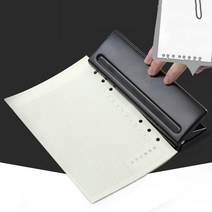 [유앤아이쇼핑] 키밍 6공 조절가능 펀칭기 A4 A5 A3 속지 5mm 타공 3229EA, 달팽이 보금자리 본상품선택