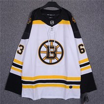 NHL 보스턴 브루인스 화이트 긴팔유니폼 힙합티셔츠 B426