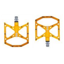 1pcs 산악 자전거 알루미늄 합금 팔린 페달 플랫폼 페달 BMX MTB, 황금