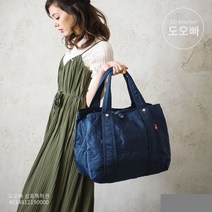 도오빠 여성 기저귀 수유 아기옷 숄더백 베이비 방수 토트백 라지백 빅백 여행 대용량 경량 나일론 패브릭