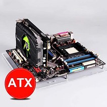 데모보드 액세서리 PC 오픈 프레임 테스트 벤치 ITX ATX 미니 ITX MATX EATX 마더 보드 투명 아크릴 오버록 컴퓨터 케이스 DIY 모드베이스 스탠드, [01] EATX
