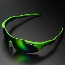 ZaKuuM ZA10 GREEN 스포츠 자외선차단 보안경, 1개