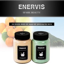 에너비스 보습탄산 파우더 레몬향 호쿠도입욕제 380g, 1개