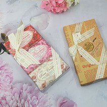 네스티단테 이태리 명품 천연 향수 비누 3P 세트 영자신문선물포장, 로즈 3P x 2세트