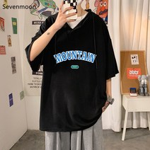 Sevenmoon 빅사이즈 남자 후드티 순색 자모 M-5XL