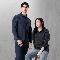 제전복 상의 정전기방지티 제전 작업복 긴팔, 네이비