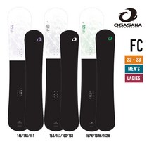 OGASAKA 오가사카 22-23 FC 에프시 조기 예약 특전 다수 스노우 보드 145 148 151 154 157 160 163 157W 160W 163W