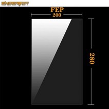 NFEP/FEP 필름 CREALITY /ANYCUBIC Photon Mono/Mono X/Mono X 6K M3 Plus 및 기타 5.5-8.9 인치 UV 수지, 04 FEP 280x200mm_02 3PCS