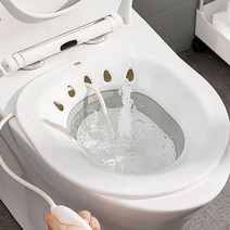 MY 버블 접이식 가정용 좌욕기 수동 비데, 쿠팡 핑크