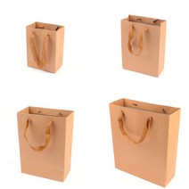 동글동글 리유저블백 선물용 종이 가방 쇼핑백 도매 선물 미니 답례품 다회용 백 봉투 술 옷가게 튼튼한 소형 중형 직사각 손잡이 화장품 크라프트 케이스 생일 기념일, 중 - 블랙