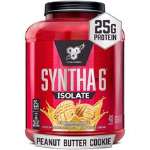 BSN 신타6 아이솔레이트 프로틴 파우더 피넛 버터 쿠키 1.82kg 48서빙, 1병