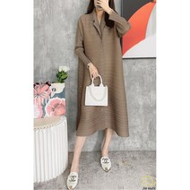 중년 마담 플리츠 원피스 엄마옷 선물 드레스 아방가르드 미야케 스타일