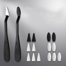 투명아크릴 미술용품점 디자인마카 미술물통 16Pcs 아트 스케치 닦아 나이프 빨 브러쉬 스폰지 하이라이트 아티스트 드로잉 수정 세부 지우개 펜 청소 도구, [01] R2