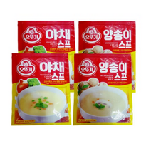 오뚜기 야채 스프 80 g x 2p + 양송이 스프 80 g x 2p, 2종, 1세트