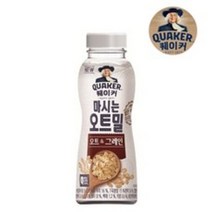 롯데제과 퀘이커 마시는오트밀 오트&그레인, 50g, 8개