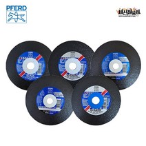 독일 PFERD 페어드 절단석 그라인더날 커팅날 말표 고속절단석 4인치 5인치, 02.4인치 105X1.0T, 1개