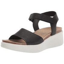 ECCO 여성용 Flowt 웨지 코르크 샌들 석회석. 9-9.5