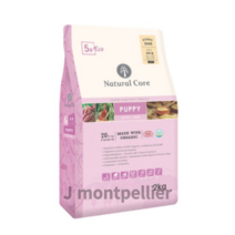 네츄럴코어 퍼피 에코5 유기농 70% 작은입자 강아지사료, 0   lamb/hydrolysis(양/가수분해), 2kg, 5개
