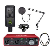 포커스라이트 스칼렛 2i2 3G x 르윗 LCT 240 Pro 밸류팩 블랙 마이크 패키지 2