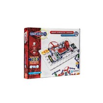 Elenco Snap Circuits Jr. SC-100 전자 탐색 키트 100개 이상의 프로젝트 풀 컬러 매뉴얼 30개 스냅 회로 부품 어린이용 STEM 교육용 장난감, 탐험 키트
