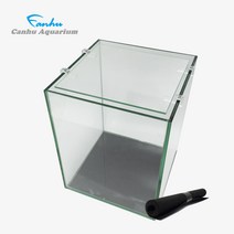 용꼬기 20큐브 세트 일반어항+뚜껑+거치대 20X20X20 어항 수족관 베타 미니