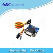 MAX3232 RS232 직렬 포트 TTL 컨버터 모듈 Male DB9 커넥터 COM 직렬|port rs232|rs232 ttlport connector