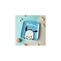 산리오 포차코 트윈 스타 캐릭터 파스텔 컬러 정사각 디저트 접시 플레이트 귀여운 선물, 09.PC dog_01.15X15.5X1.6CM
