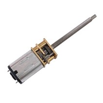 GA12-N20-M3 * 34 마이크로 감속 기어 모터 DC 3V 6V 12V 금속 휠이있는 나사 축 스크류, [02] 30, [01] 3 볼트, 02 30_01 3 볼트